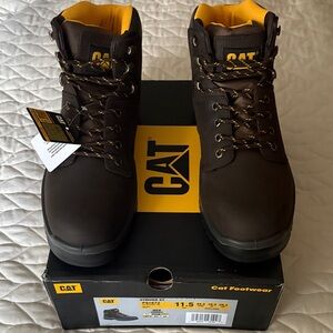 Caterpillar Striver ST Mens Work Boot Box — Black and Yellow
